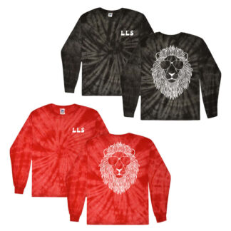 Lion Shades Long Sleeve Tie Dye Tee