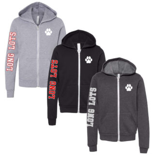 Zip Up Hooded Sweatshirt